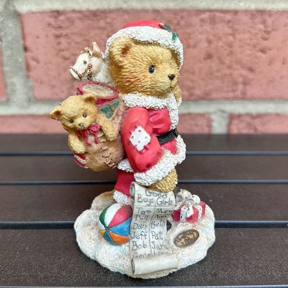 Cherished Teddies Santa Claus St Nickolas "You're At The Top Of My List" #141100 - Picture 2 of 5